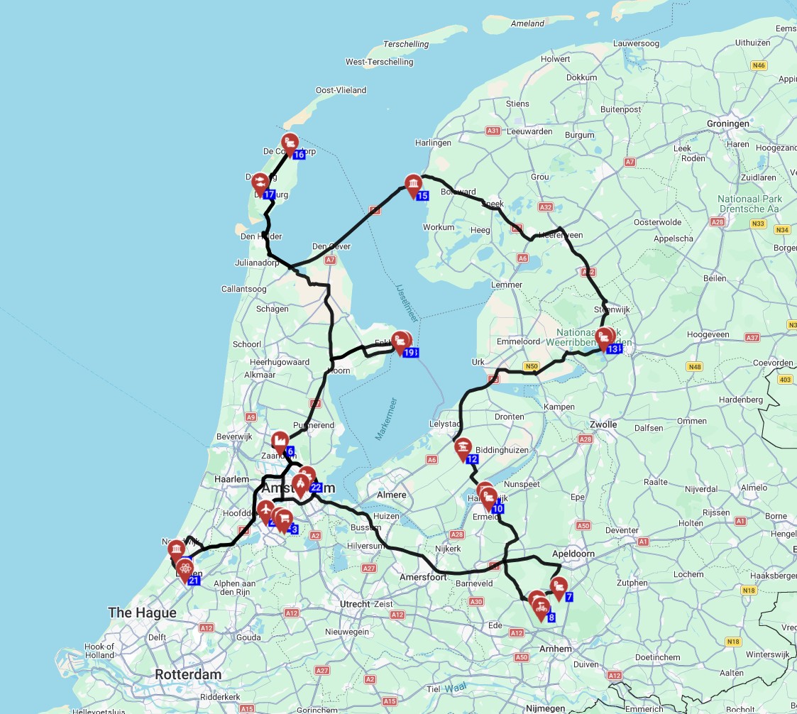 Amsterdam Round trip  - The Great Netherlands Loop